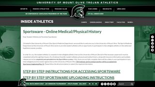 
                            6. Sportsware - Online Medical/Physical History - Mount Olive