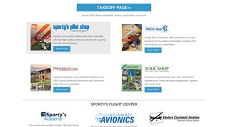 
                            4. Sporty's Home Page