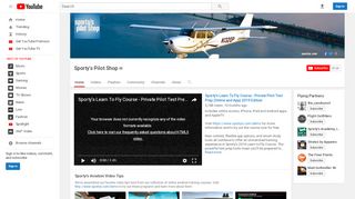 
                            3. Sporty's Pilot Shop - YouTube