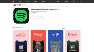 
                            7. ‎Spotify: Discover new music on the App Store