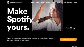 
                            5. Spotify for Artists