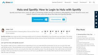 
                            7. Spotify Hulu Bundle: How to Login Hulu with Spotify