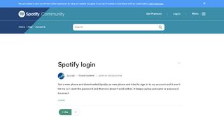 
                            9. Spotify login - The Spotify Community