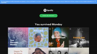 
                            1. Spotify Web Player