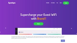 
                            9. Spotipo: All in one Guest WiFi Marketing Solution