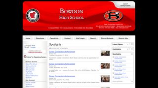 
                            5. Spotlight - Infinite Campus - Bowdon High