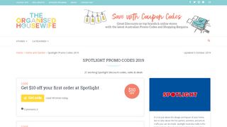 
                            7. Spotlight Promo Codes & Discount Codes In August 2019 ...