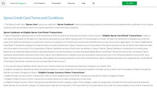 
                            7. Spree Credit Card Terms and Conditions - Standard ...