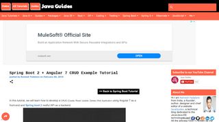 
                            9. Spring Boot 2 + Angular 7 CRUD Example Tutorial