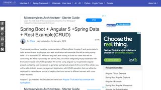 
                            4. Spring Boot + Angular 5 +Spring Data + Rest Example(CRUD)