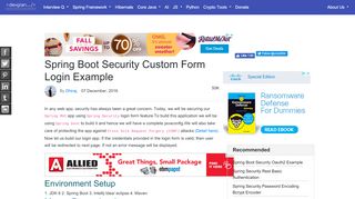 
                            1. Spring Boot Security Custom Login Form Example | DevGlan