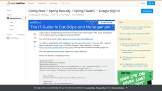 
                            3. Spring Boot + Spring Security + Spring OAuth2 + …