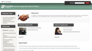 
                            3. Spring Independent School District - Frontline Recruitment