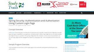 
                            3. Spring Security: Authentication and Authorization …