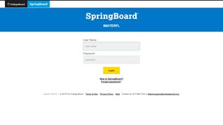 
                            8. Springboard Online - Login