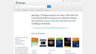 
                            3. Springer - International führender Wissenschaftsverlag