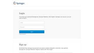 
                            3. Springer Login und Registrierung