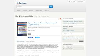 
                            9. SpringerBriefs in Thermal Engineering and …