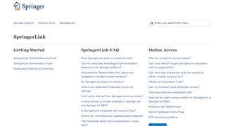 
                            5. SpringerLink : Springer Support