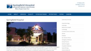 
                            5. springfieldhospital.org - Springfield Hospital