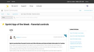 
                            9. Sprint App of the Week - Parental controls - …