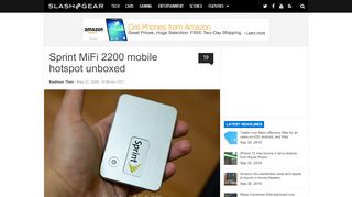 
                            9. Sprint MiFi 2200 mobile hotspot unboxed - SlashGear