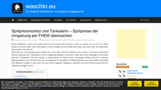 
                            9. Spritpreismonitor und Tankalarm - waschto.eu