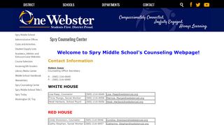 
                            8. Spry Counseling Center | Webster Central School District