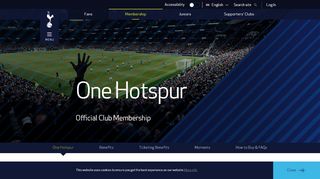 
                            2. Spurs Membership | One Hotspur | Tottenham Hotspur