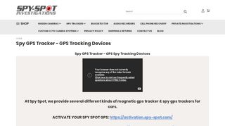 
                            11. Spy GPS Tracker - GPS Tracking Devices - Spy Spot