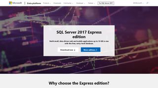 
                            1. SQL Server 2017 Express Edition | Microsoft