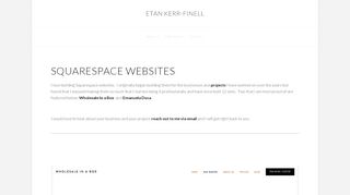 
                            7. Squarespace Websites — Etan Kerr-Finell