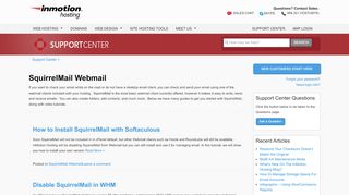 
                            9. SquirrelMail Webmail | InMotion Hosting Support Center