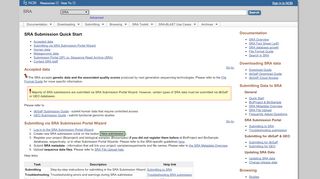 
                            6. SRA Submission Quick Start - NCBI - NIH