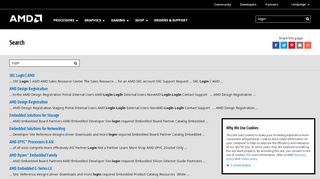 
                            8. SRC Login - Search | AMD