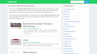 
                            4. Srec log in - Srec Sign in Official Login - LoginGuide