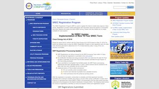 
                            2. SREC Registration Program | NJ OCE Web Site