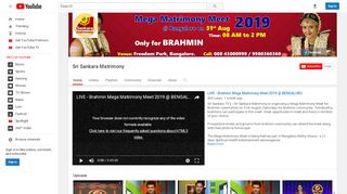 
                            10. Sri Sankara Matrimony - YouTube