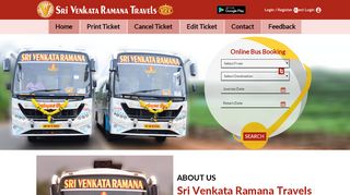 
                            7. Sri Venkataramana Travels - Online Bus Ticket …