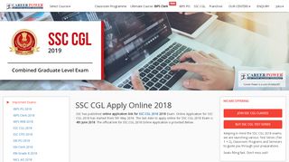 
                            9. SSC CGL Apply Online 2018: Online Application Form