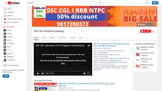 
                            8. SSC CGL Pinnacle Coaching - YouTube