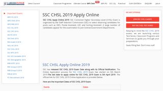 
                            7. SSC CHSL Apply Online 2019, Online Application Last Date ...