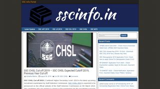 
                            2. SSC CHSL Cut off 2019: Check Here Expected & Previous ...