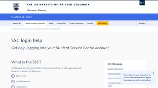 
                            5. SSC login help | Student Services - Welcome to Student ...