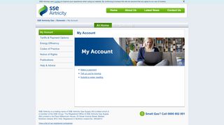 
                            3. SSE Airtricity Gas NI Limited - My Account