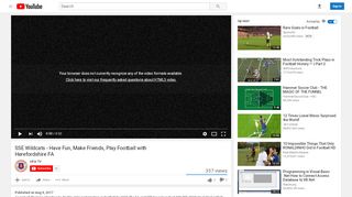 
                            4. SSE Wildcats - Have Fun, Make Friends, Play Football with ... - YouTube