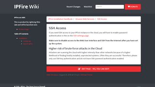 
                            4. SSH Access - wiki.ipfire.org