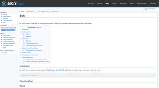 
                            3. Ssh — ArchwikiFR