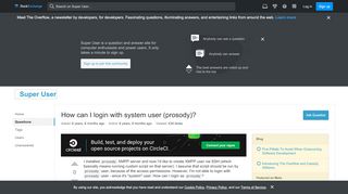 
                            9. ssh - How can I login with system user (prosody)? - Super User