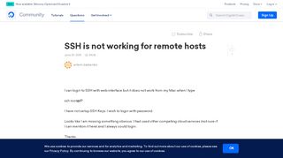 
                            3. SSH is not working for remote hosts | DigitalOcean